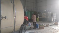 東營客戶10噸純凈水設(shè)備單級