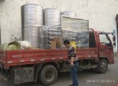 沭陽 2噸雙級純凈水設備發貨